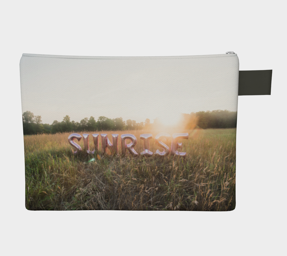 "Sunrise #4" 12" Zipper Carry-all