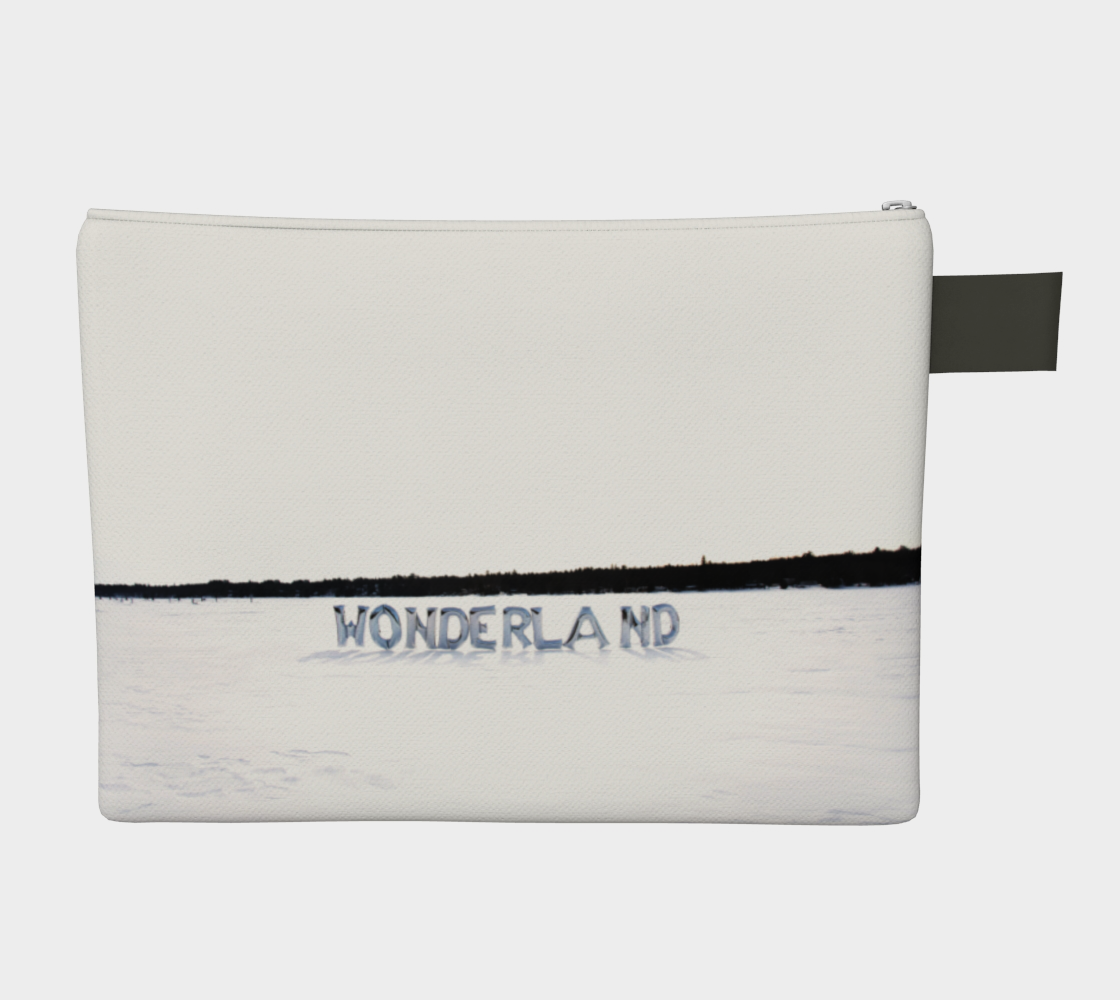 "Wonderland #1" 12" Zipper Carry-all